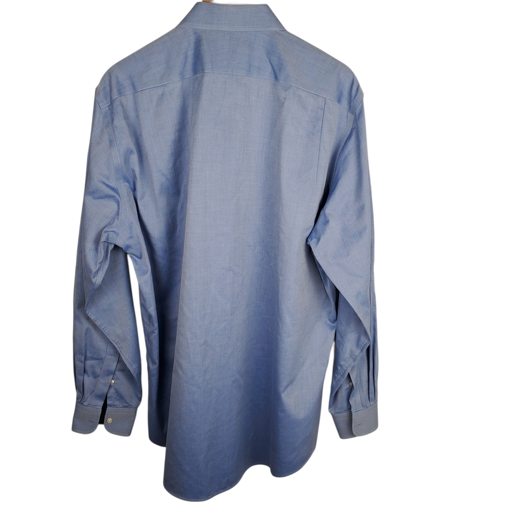 Nordstrom Smartcare Traditional Fit Dress Shirt. Light Blue. 17.5 / 37 - Picture 6 of 10